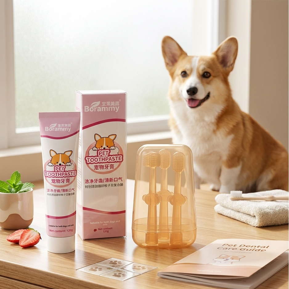 Borammy Edible Toothpaste for Dog Oral Care